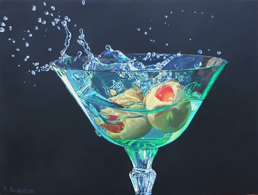 Martini Splash by K Henderson