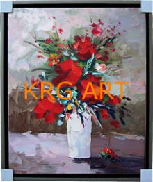 flower oil art