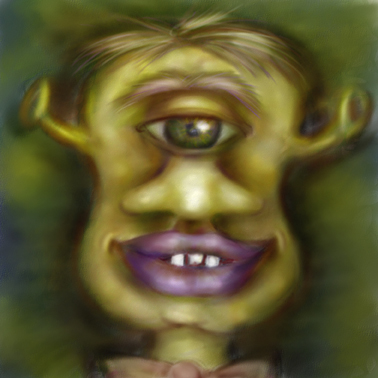 Ogre all dressed up