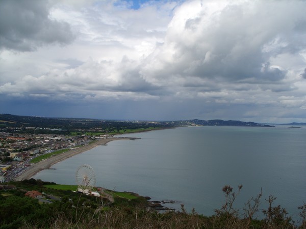 Bray coastline from Bray head