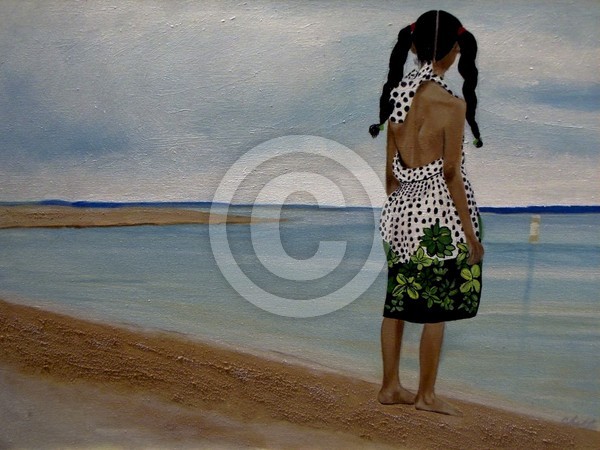 Little Girl on the Beach