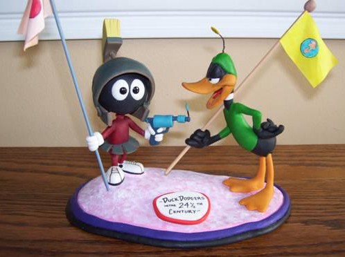 Marvin Martian & Daffy Duck