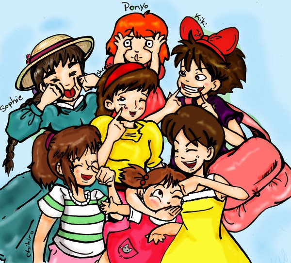 Ghibli's Girls