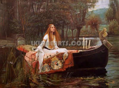 waterhouse oil painting