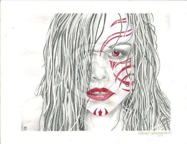 Tribal Painted Face