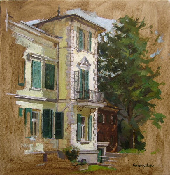 Italian villa. Bruhl