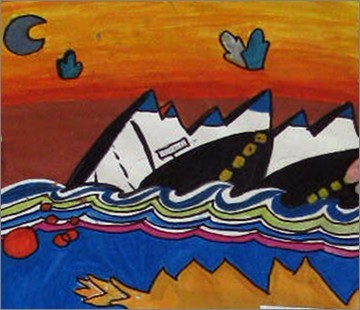 Surrealist drawing