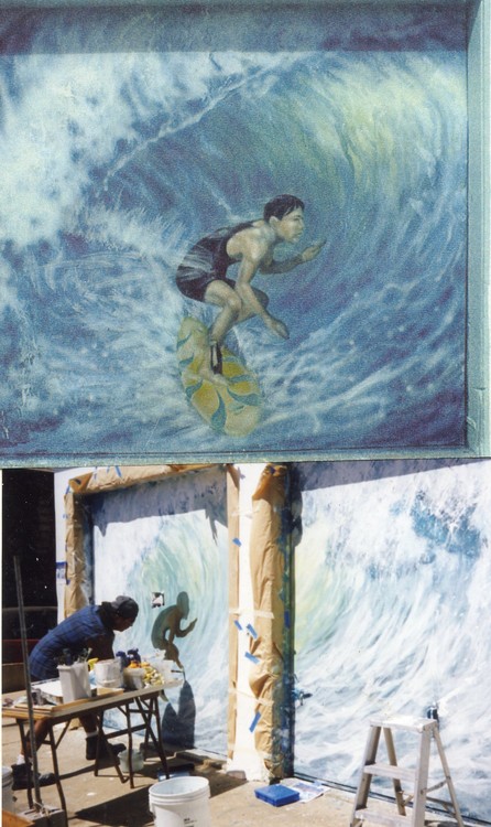 Sufer Mural