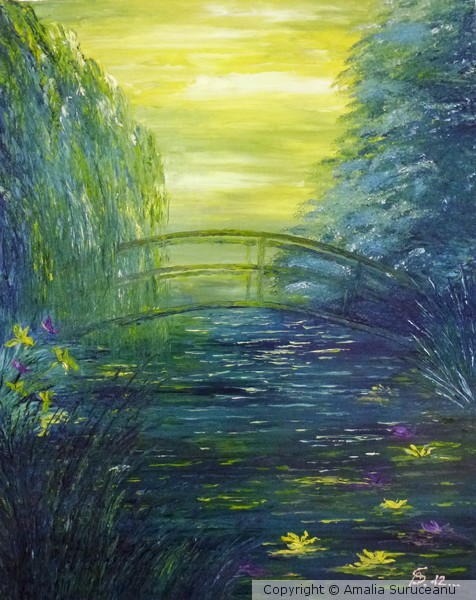 Waterlily Pond inspired by Monet