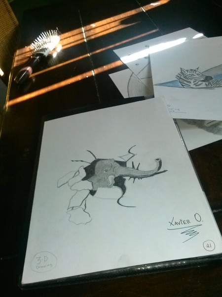 anamorphic drawing # 4