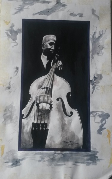 water paint untitled : By Percy Maimela