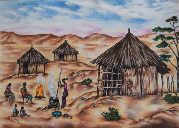 village life in Western Province