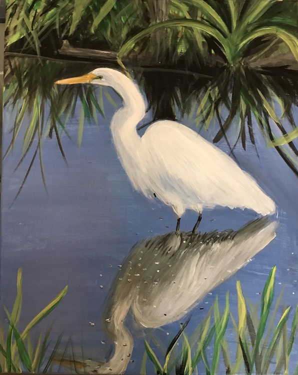egret reflection