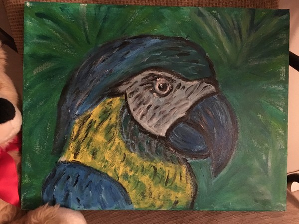 blue parrot