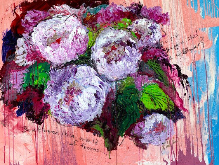 Be a Flower Among Thorns Medium