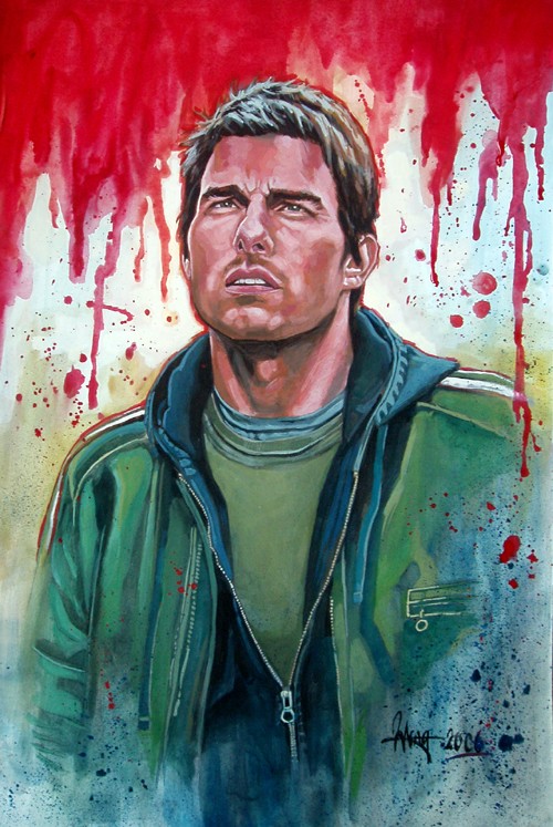 Tom Cruise   Designer gouache by aaronwty