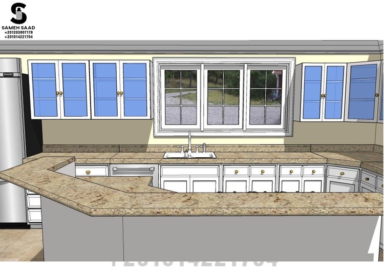 kitchen design - 3D Rendering Page2