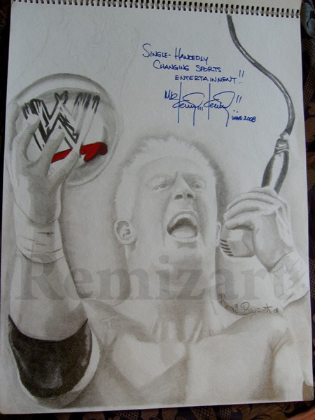 Autographed Mr. Kennedy Drawing