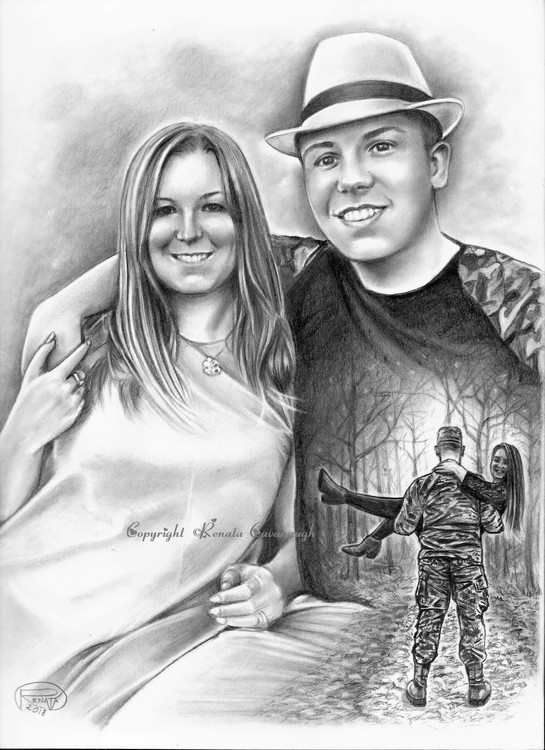 Commissioned portrait -Love