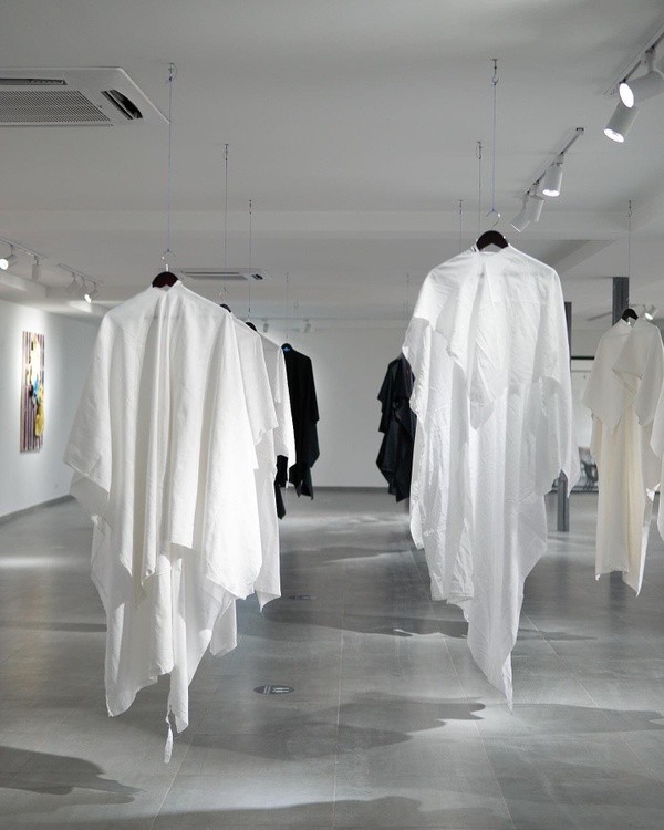 Art installation GOD AND EVIL2022 Good with out evil is like light with out darkness which in turn i