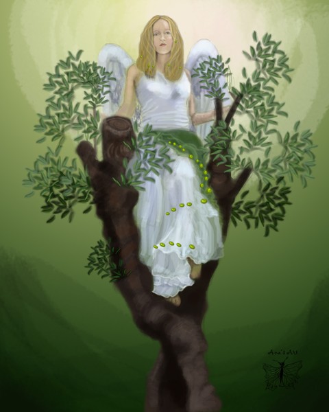Angel in the Olive Tree