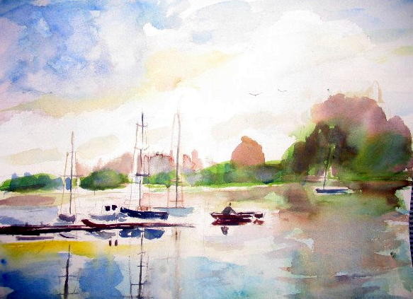 ALONG THE HARBOR