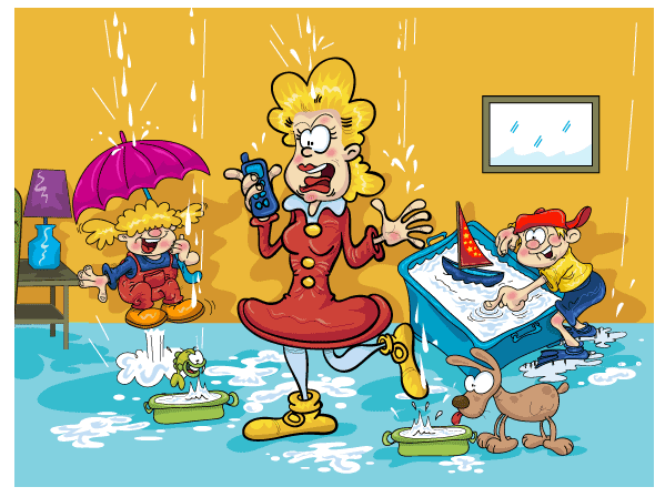 leaking room