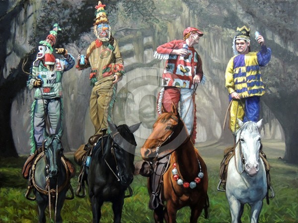 Les coureurs de la mort, la famine, la guerre et l