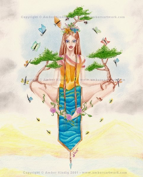 Floating Earth Goddess