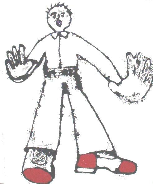 Boy In Red Shoes