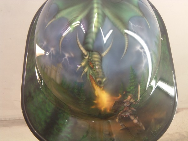 Knight vs Dragon Helmet 1001