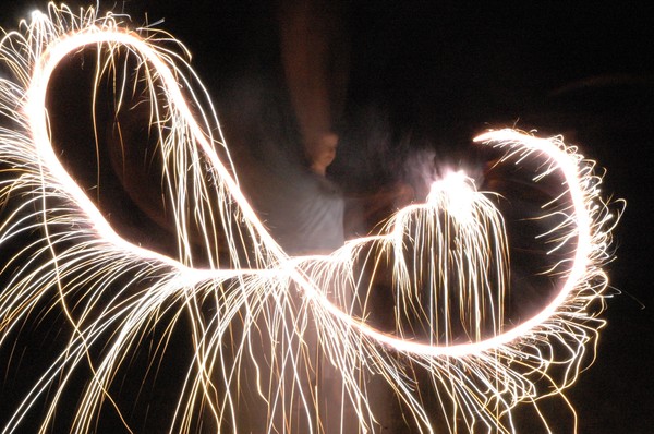 sparklers of the night