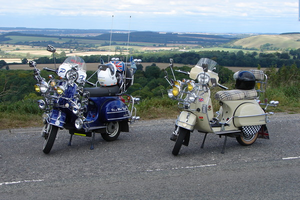 Scooter at Zig Zag Hill