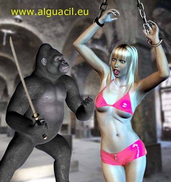 Captive girl