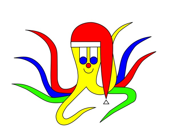Cuttlefish Octo Pus wishes you a Merry Christmas