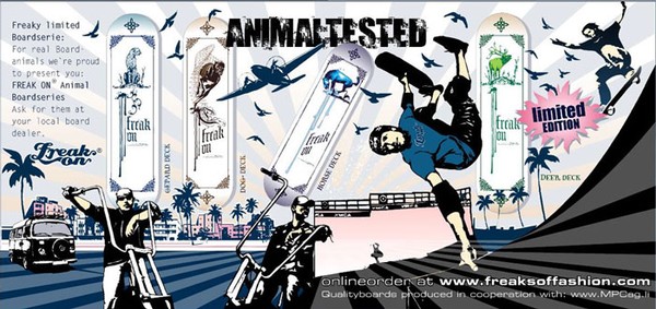 Flyer for new Skateboardseries