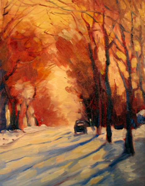 Winter afternoon at 12th Street