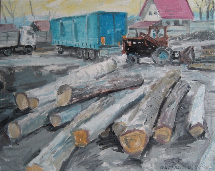 storage timber, 50x40cm