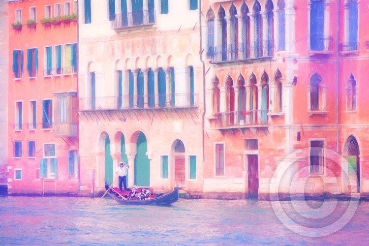 The Grand Canal in Venice, Italy.