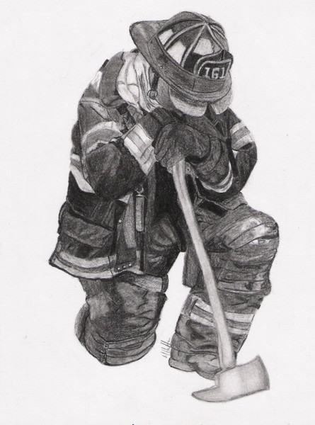 911 a hero weeps