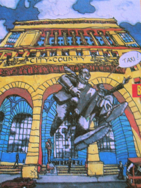 city Theft illustration