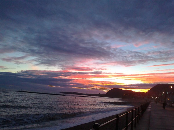 Sizzling Sidmouth Sunset