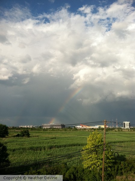 Rainbow to Stadium