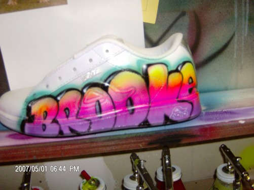 airbrush sneaker