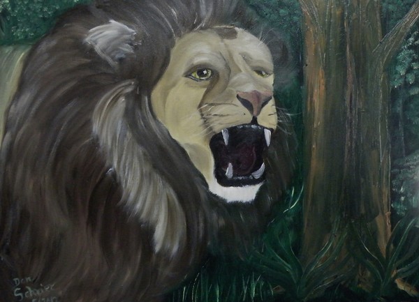 Alpha Male African Lion