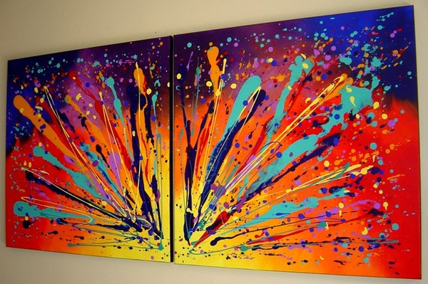 original acrylic painting by Eugenia Abramson