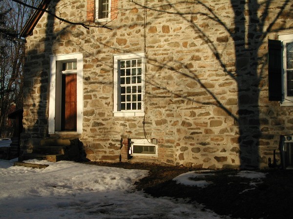 Wall of Stone House in New Paltz, NY