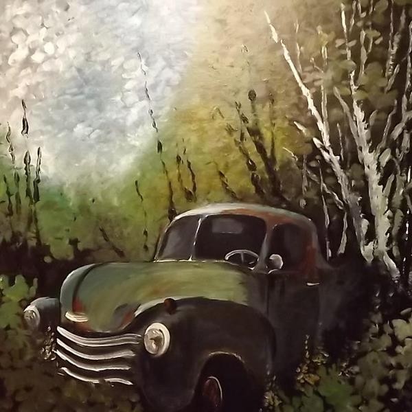 Among the brush