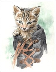 wc-thmb kitten painting