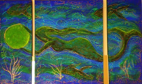 Mermaid Triptych2x50x20 1x50x40cm 0803.JPG